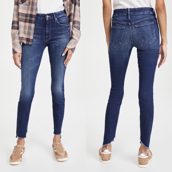 MOTHER Denim - NWT Mother The Looker Two Step Fray Raw Hem Jeans
